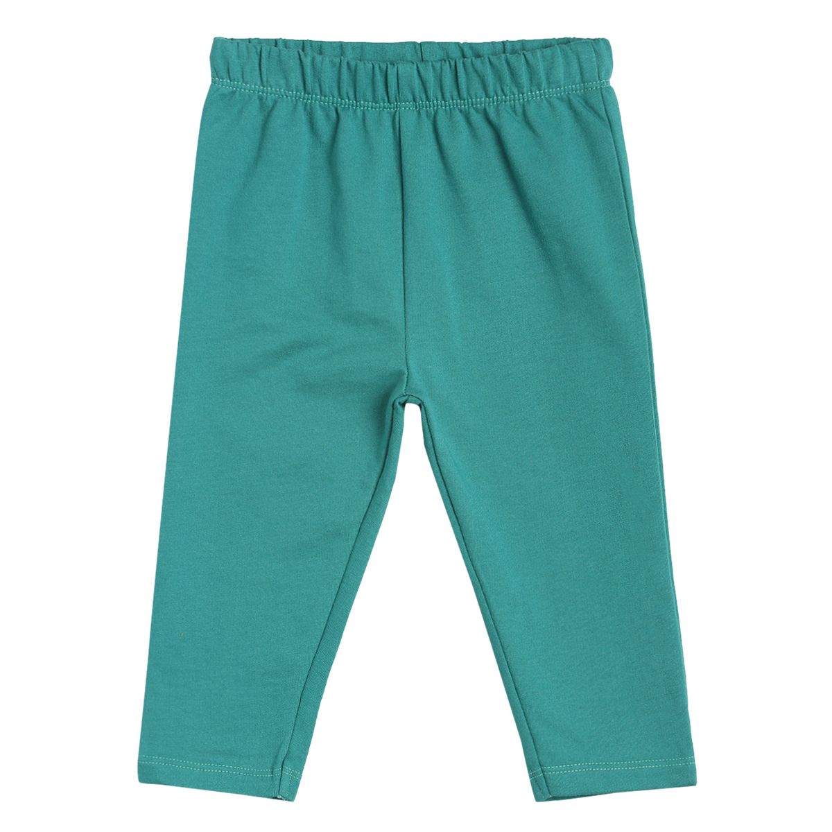 Pack of 2 t-shirt and knit bottom - white & mint green for 0-3 Months