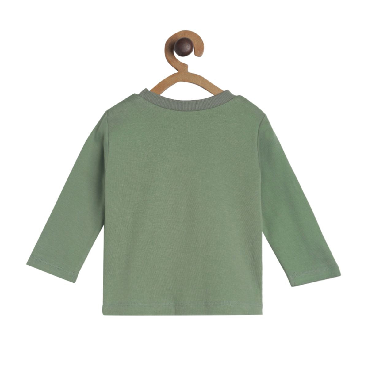 Pack of 2 t-shirt and knit bottom - jade green & blue for 0-3 Months