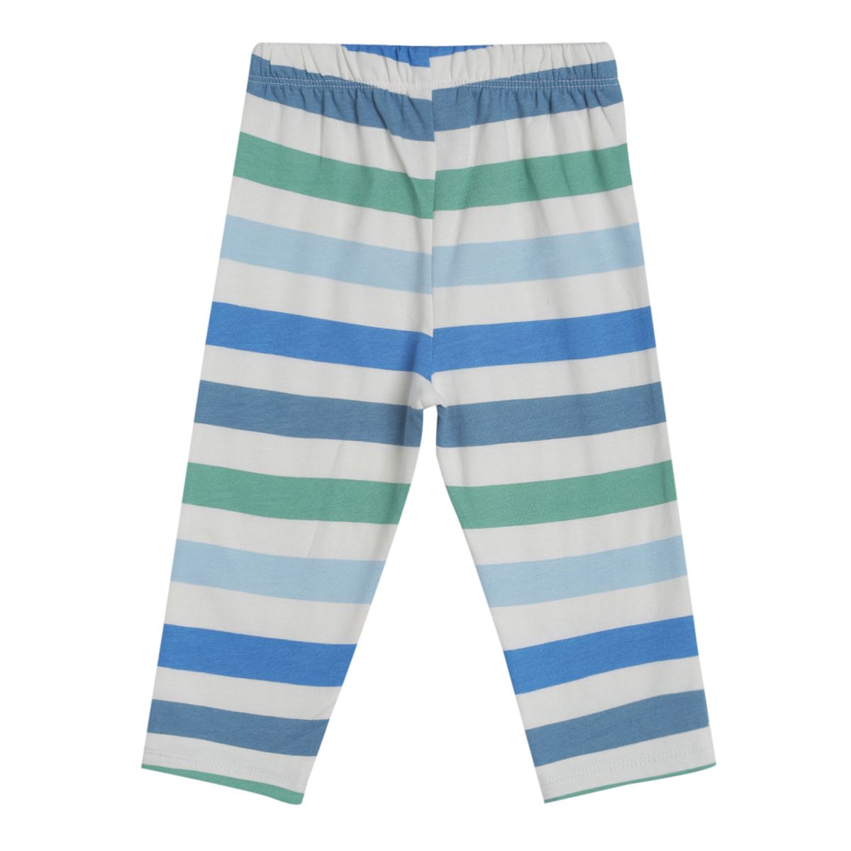 Pack of 2 t-shirt and knit bottom - jade green & blue for 0-3 Months
