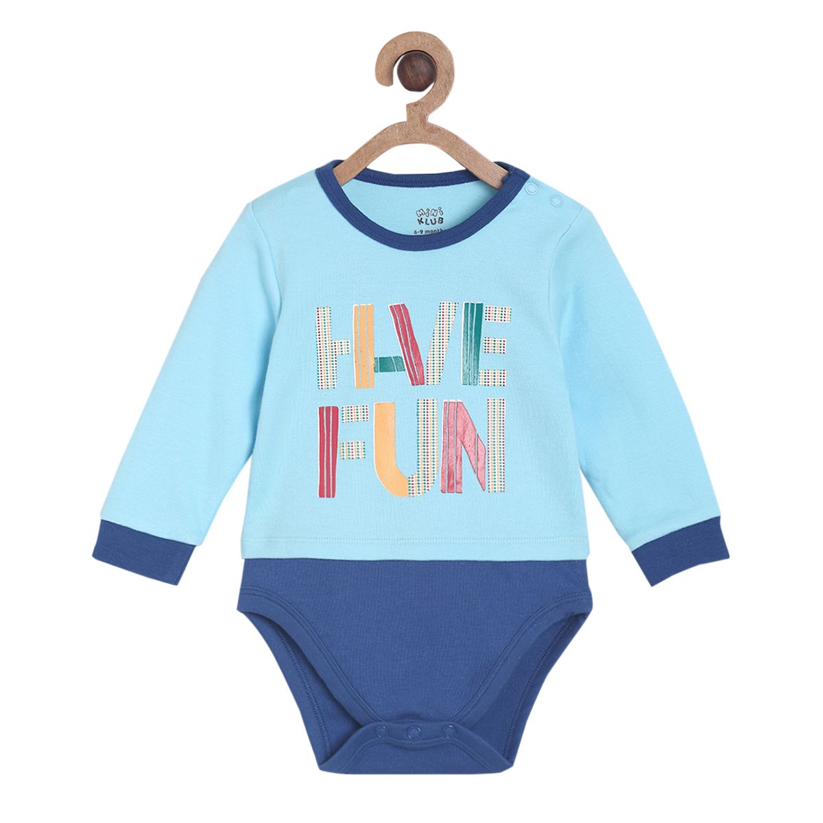 Boys Blue Bodysuit and Knit Bottom