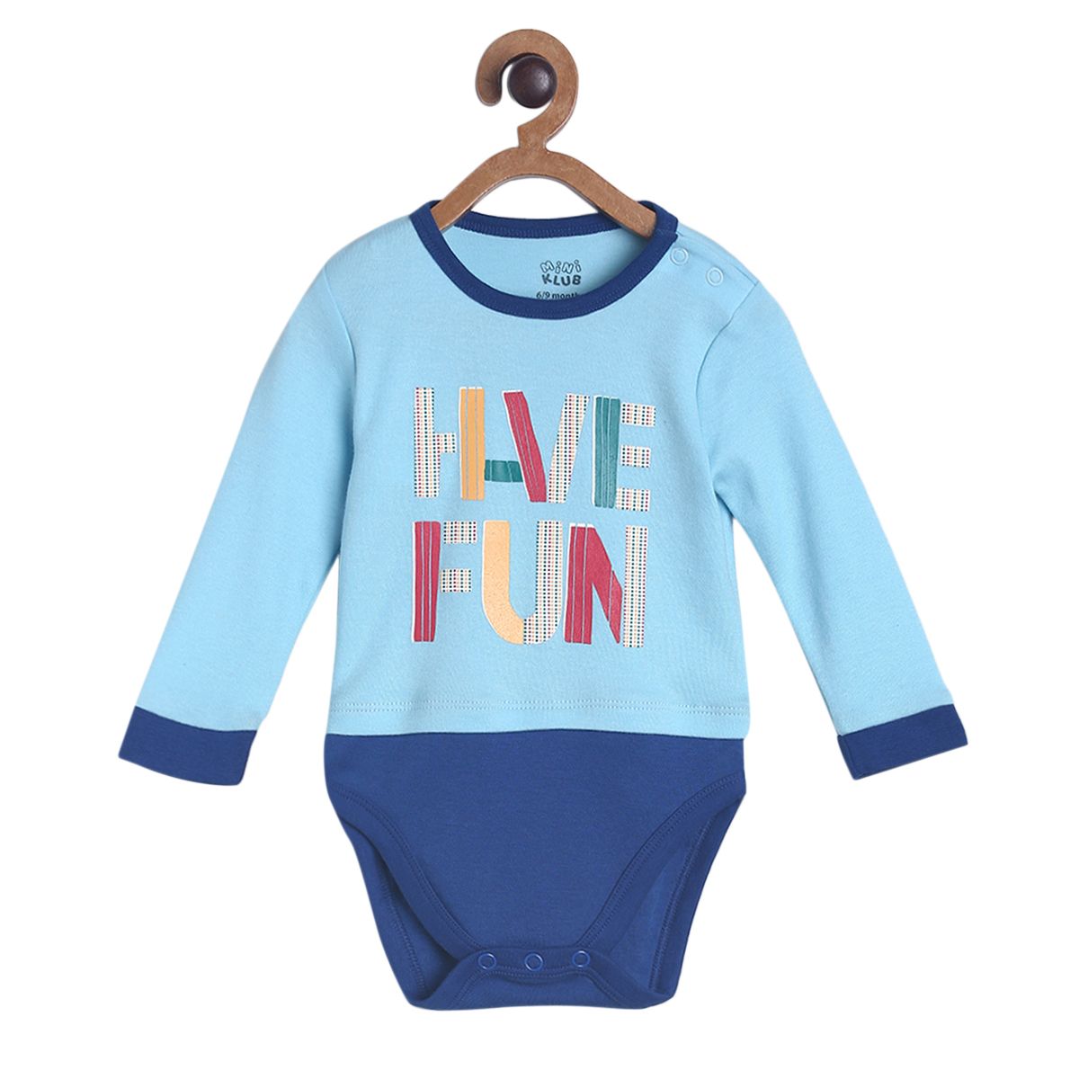Boys Blue Bodysuit and Knit Bottom