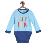 Boys Blue Bodysuit and Knit Bottom