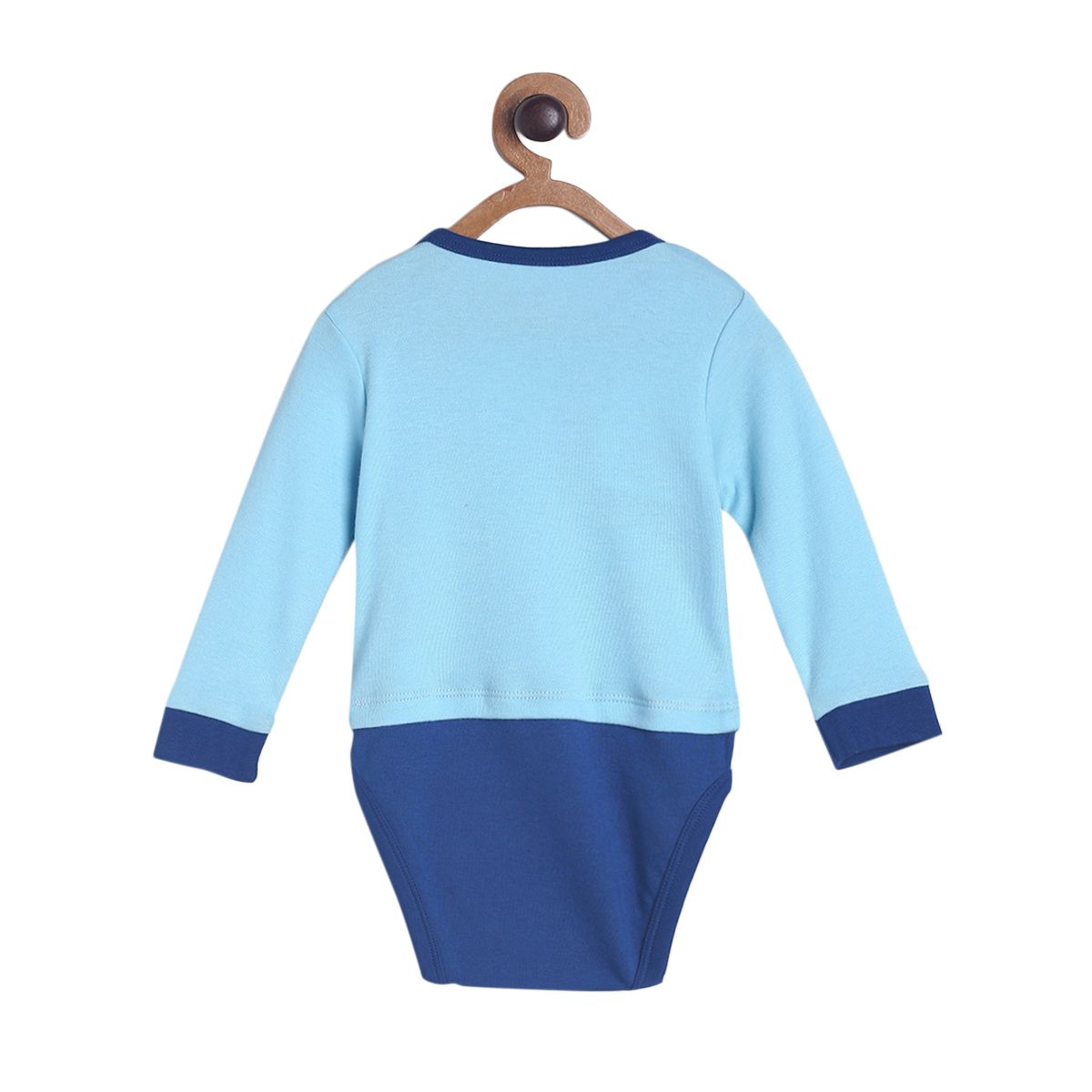 Boys Blue Bodysuit and Knit Bottom