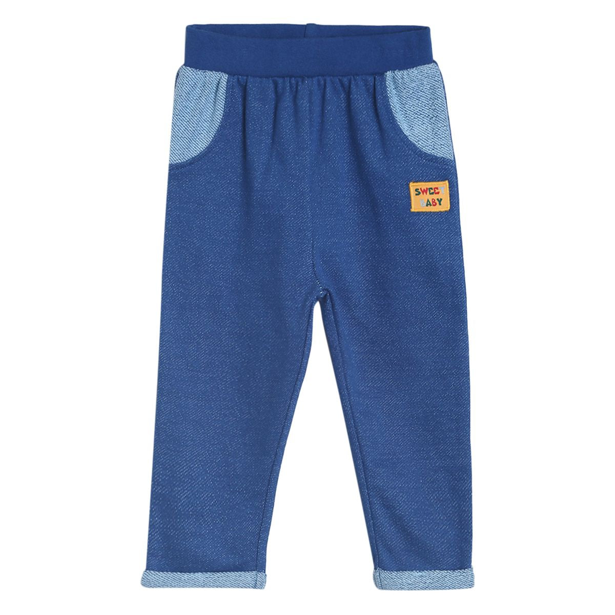 Boys Blue Bodysuit and Knit Bottom
