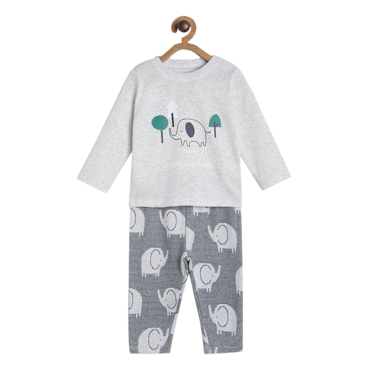 Boys Multi T-Shirt and Knit Bottom