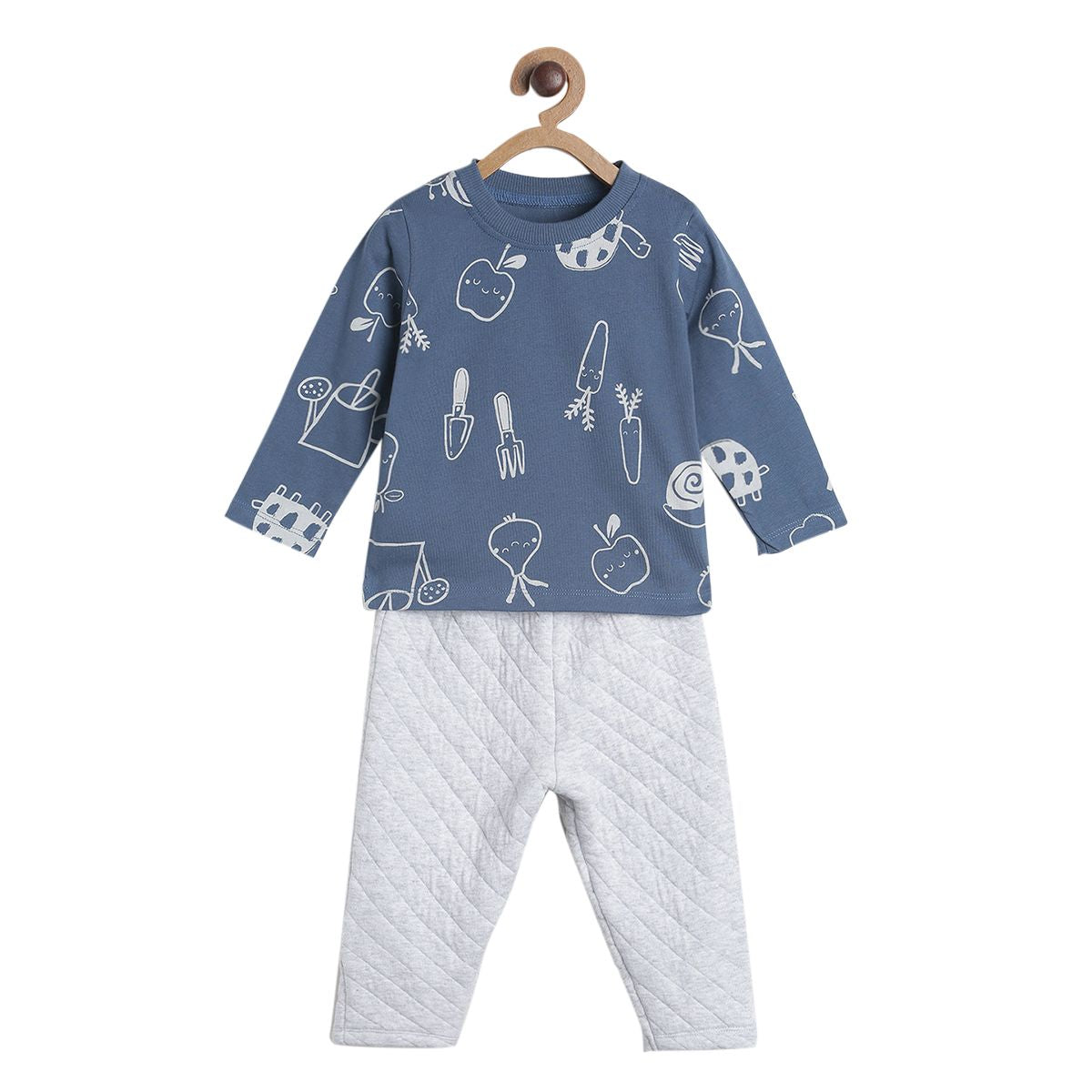 Boys Multi T-Shirt and Knit Bottom