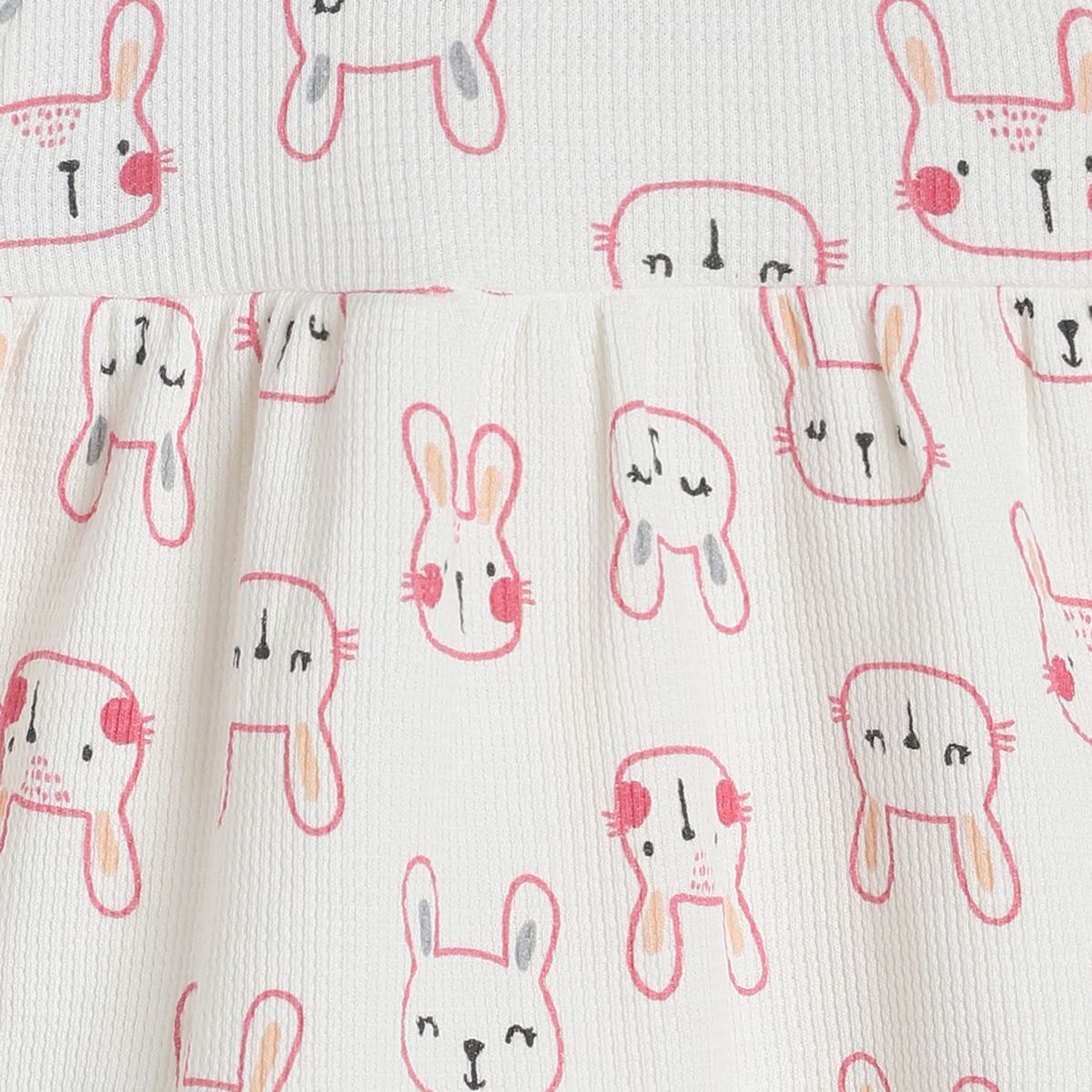 Pack of 1 knit dress - offwhite for 0-3 Months