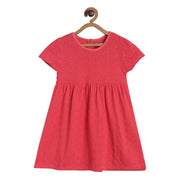 Pack of 1 knit dress - red for 0-3 Months