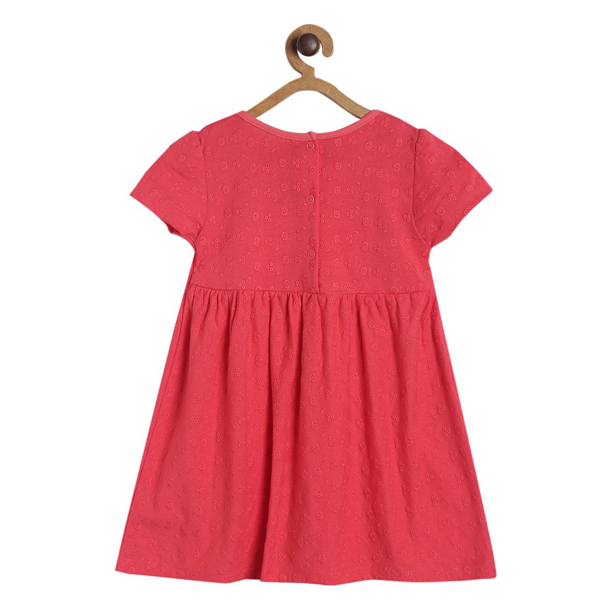 Pack of 1 knit dress - red for 0-3 Months