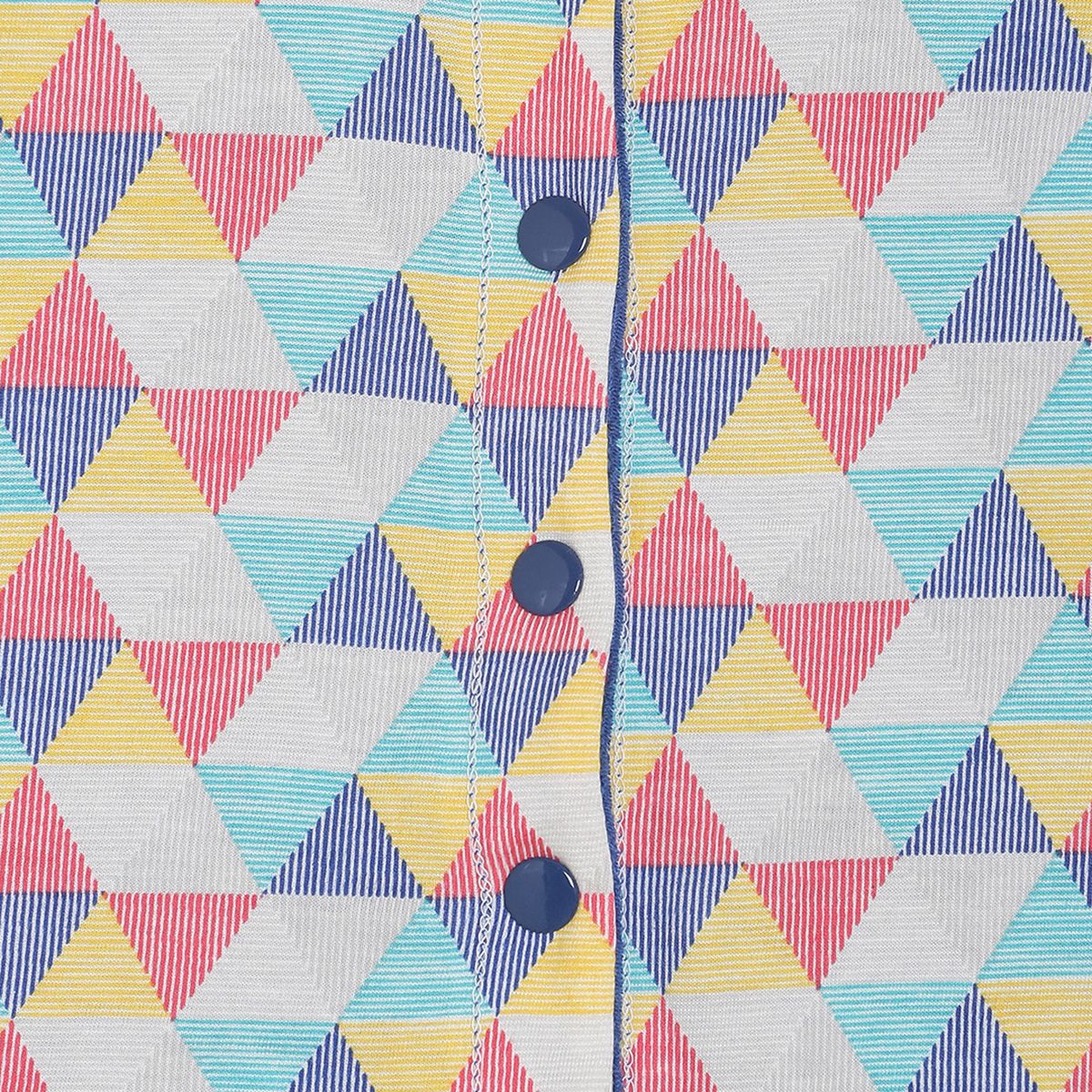 Pack of 1 knit jacket - sky blue & dark blue for 0-3 Months