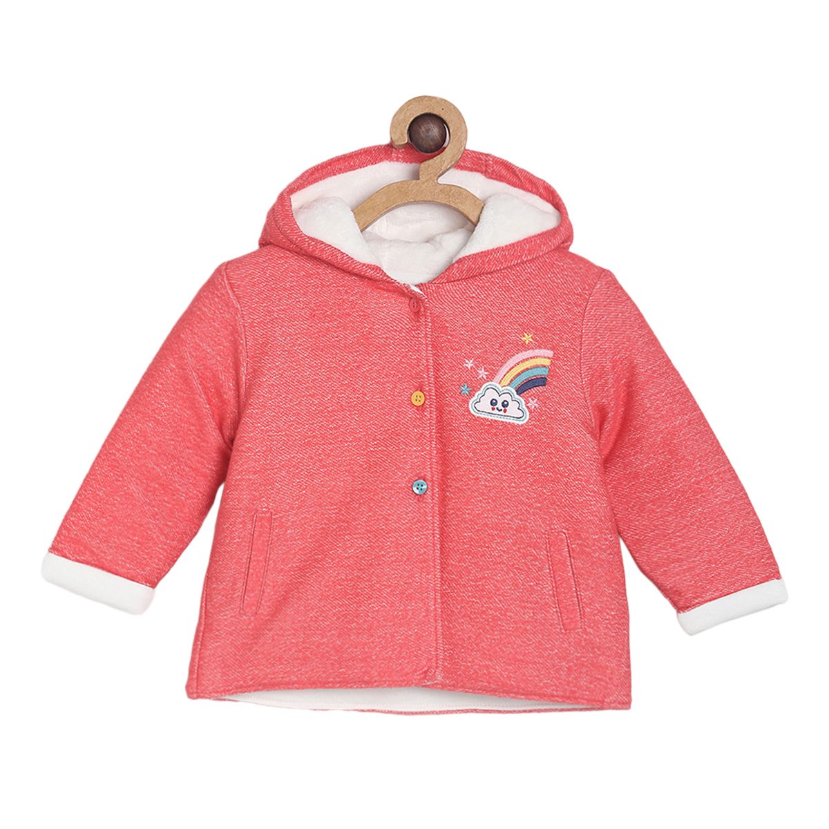 Pack of 1 knit jacket - red for 0-3 Months