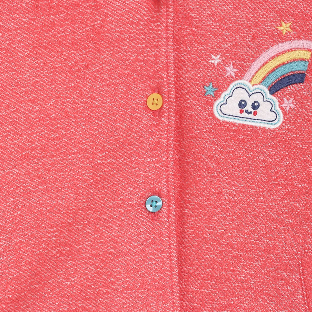 Pack of 1 knit jacket - red for 0-3 Months