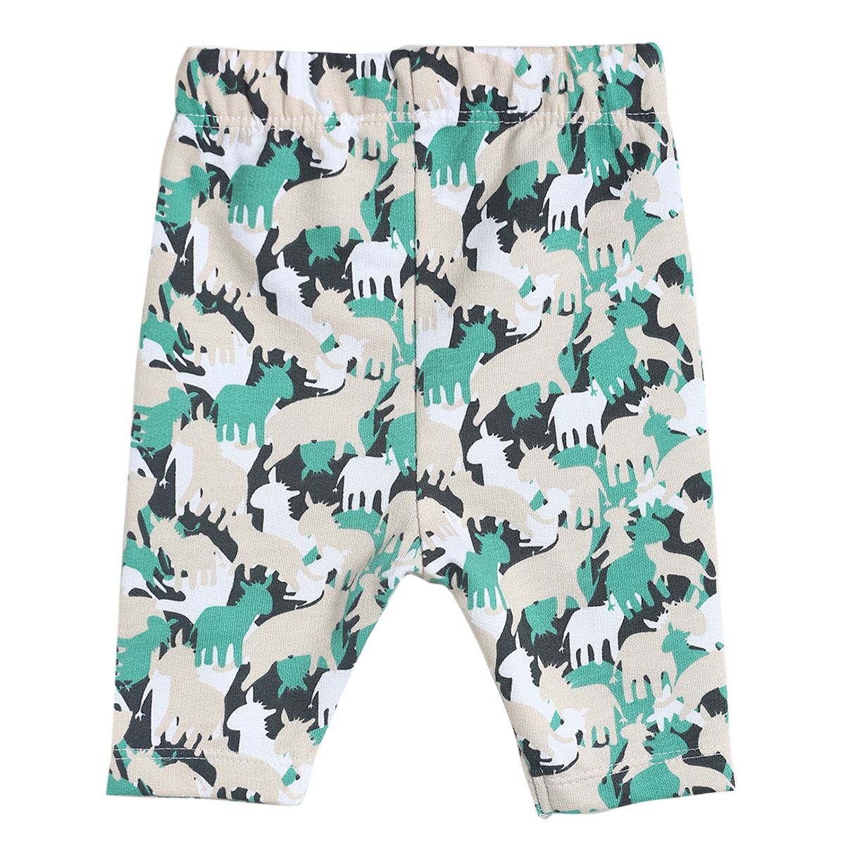 Pack of 2 top and knit bottom - white & turquoise blue for 0-3 Months