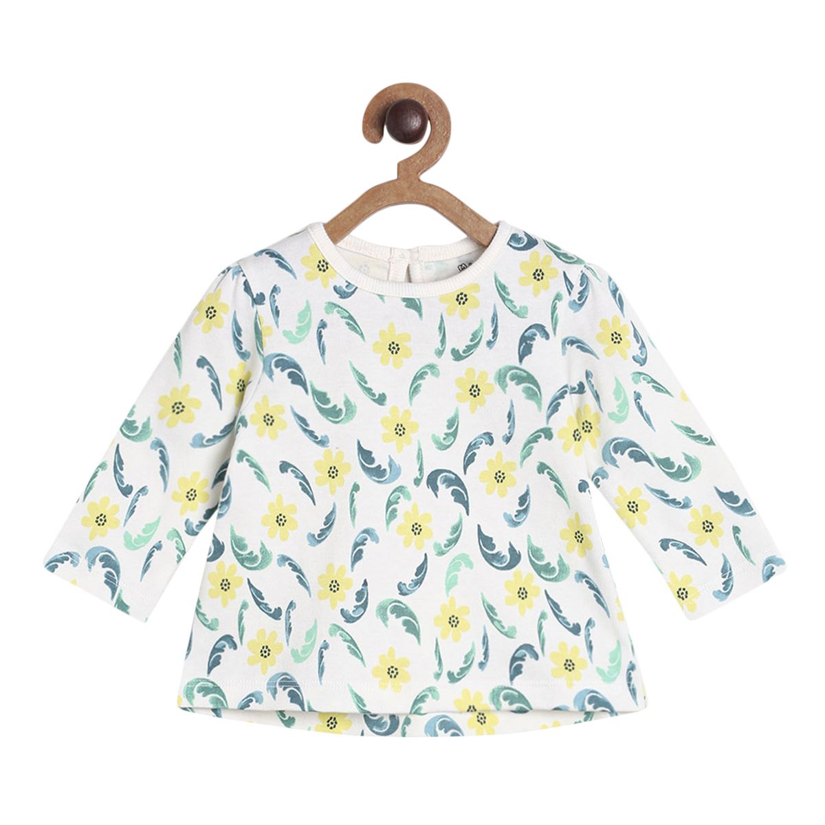 Pack of 2 top and knit bottom - white & emerald green for 0-3 Months