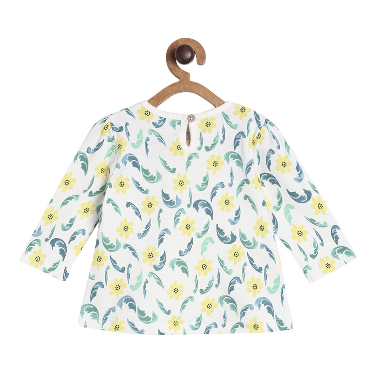 Pack of 2 top and knit bottom - white & emerald green for 0-3 Months