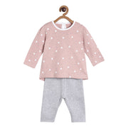 Girls Multi Top & Knit Bottom