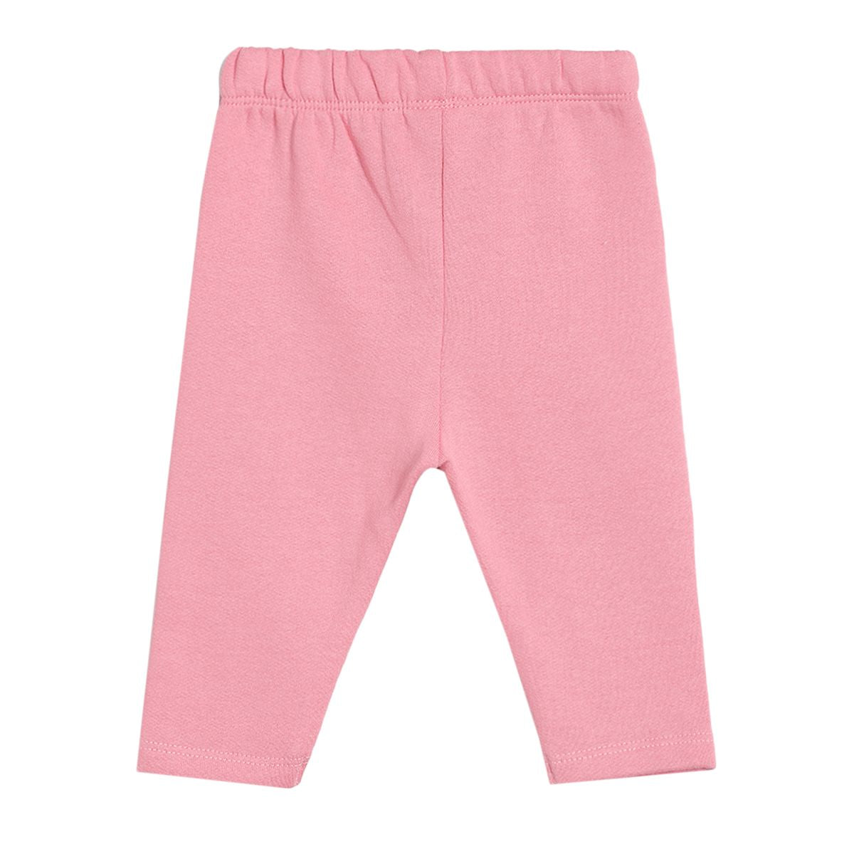 Pack of 2 top and knit bottom - white & baby pink for 0-3 Months