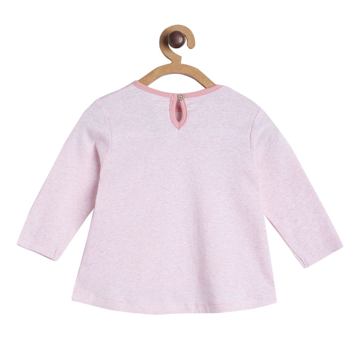 Pack of 2 top and knit bottom - light baby pink & peachy red for 0-3 Months