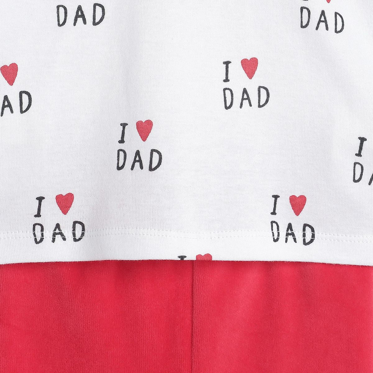 Pack of 2 top and knit bottom - white & red for 0-3 Months