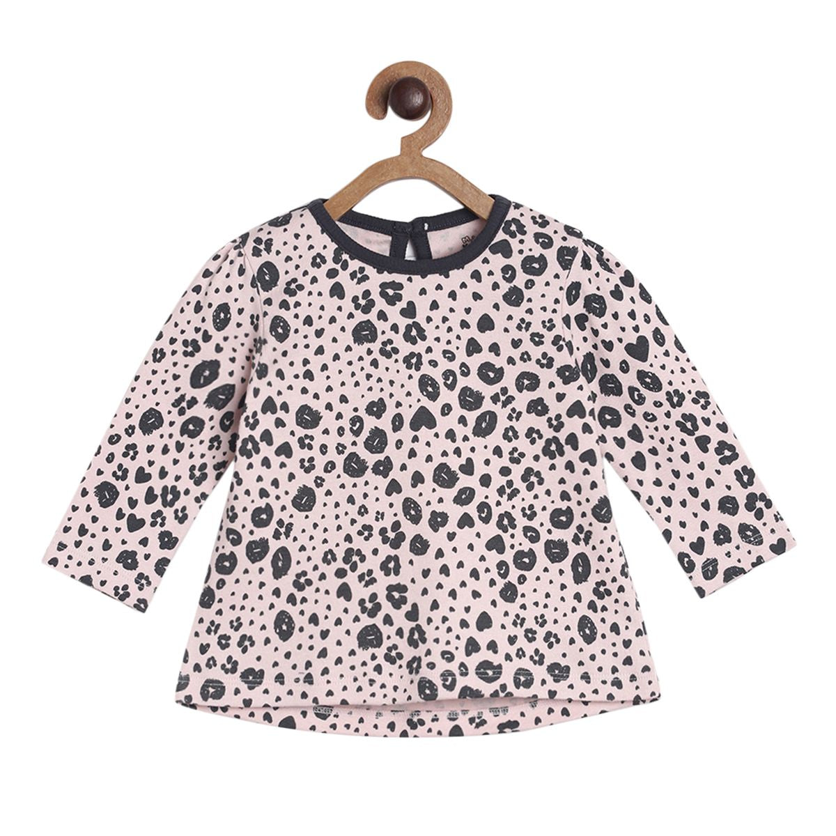 Pack of 2 top and knit bottom - white & black for 0-3 Months