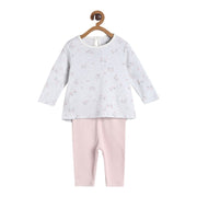 Pack of 2 top and knit bottom - pink for 0-3 Months