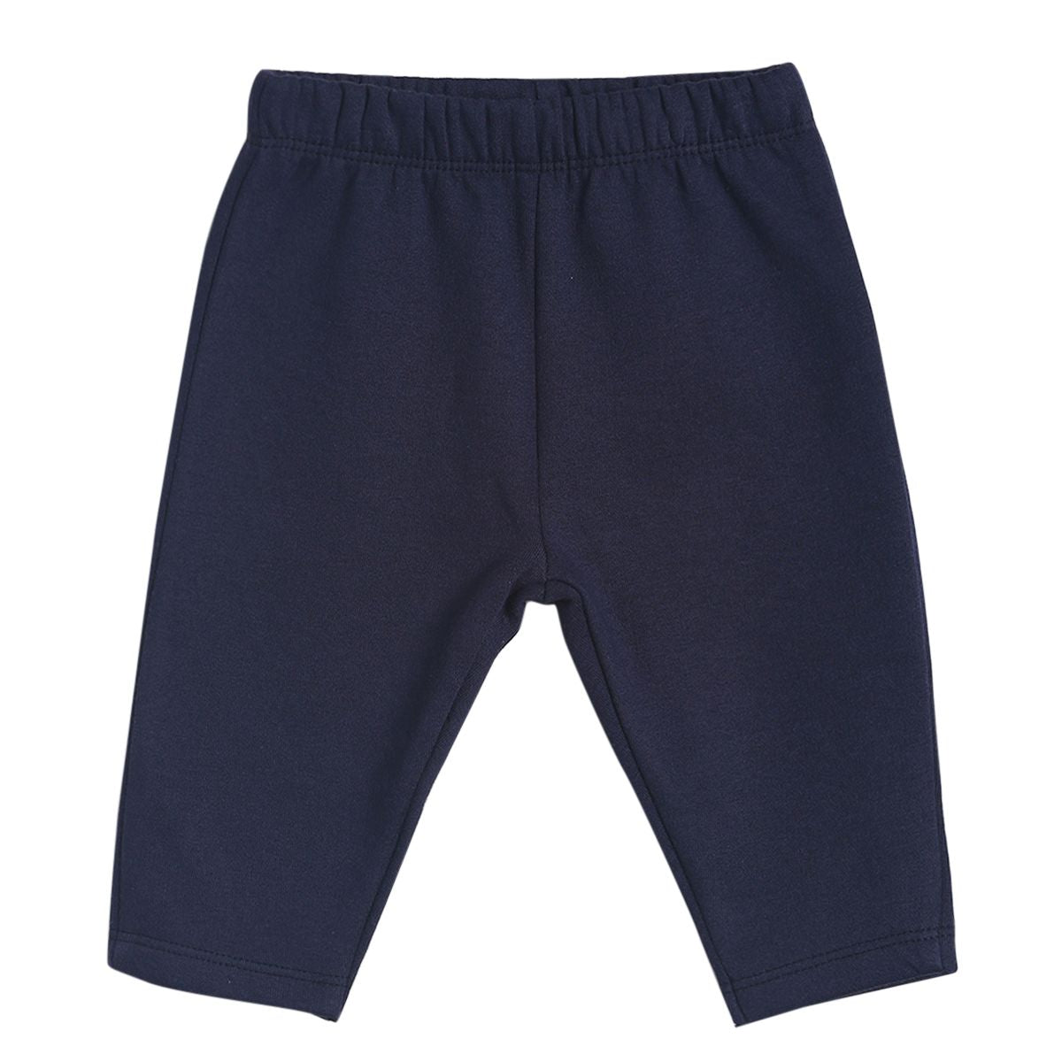 Pack of 2 top and knit bottom set - sky blue & navy blue for 0-3 Months