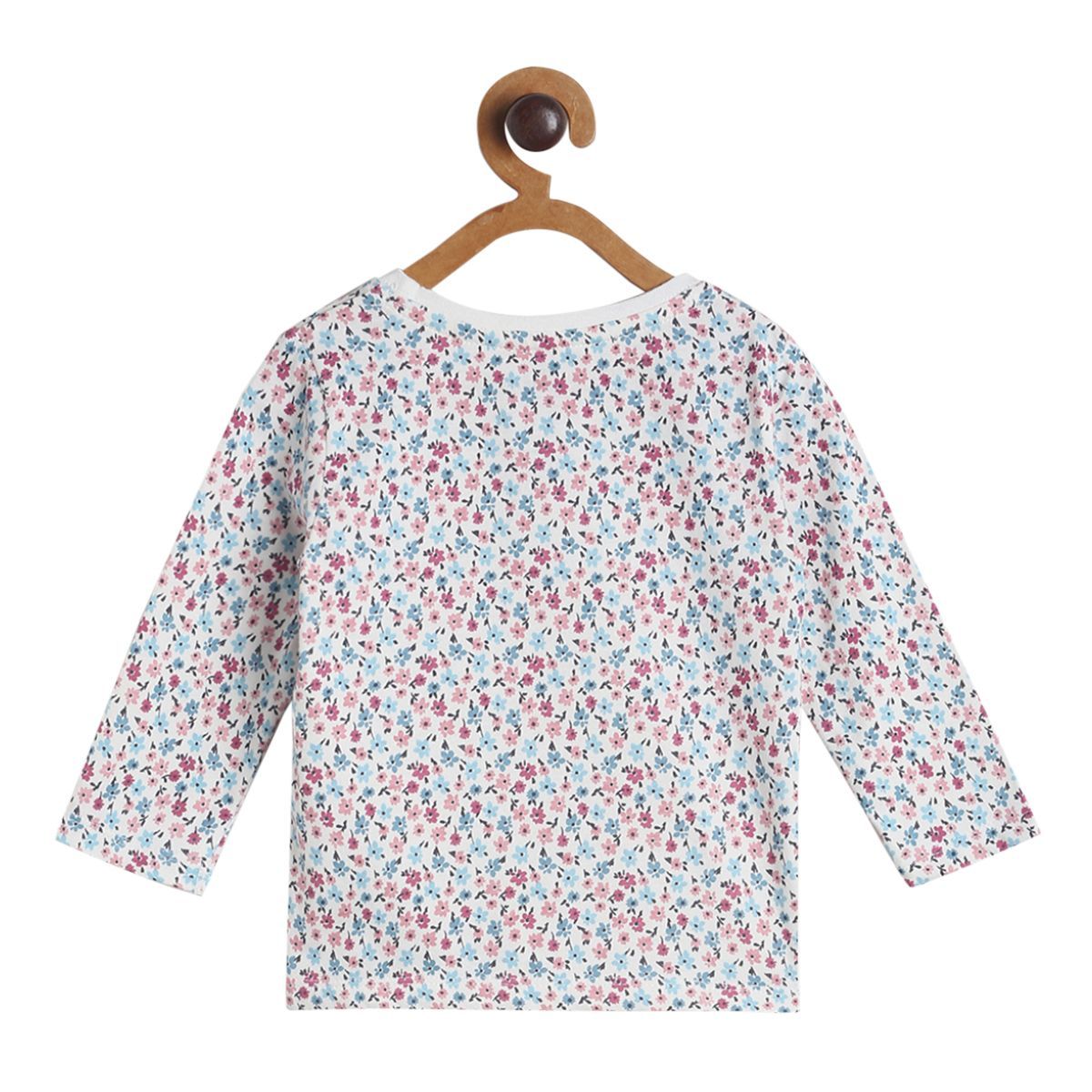 Pack of 2 top and knit bottom set - light blue & navy blue for 0-3 Months