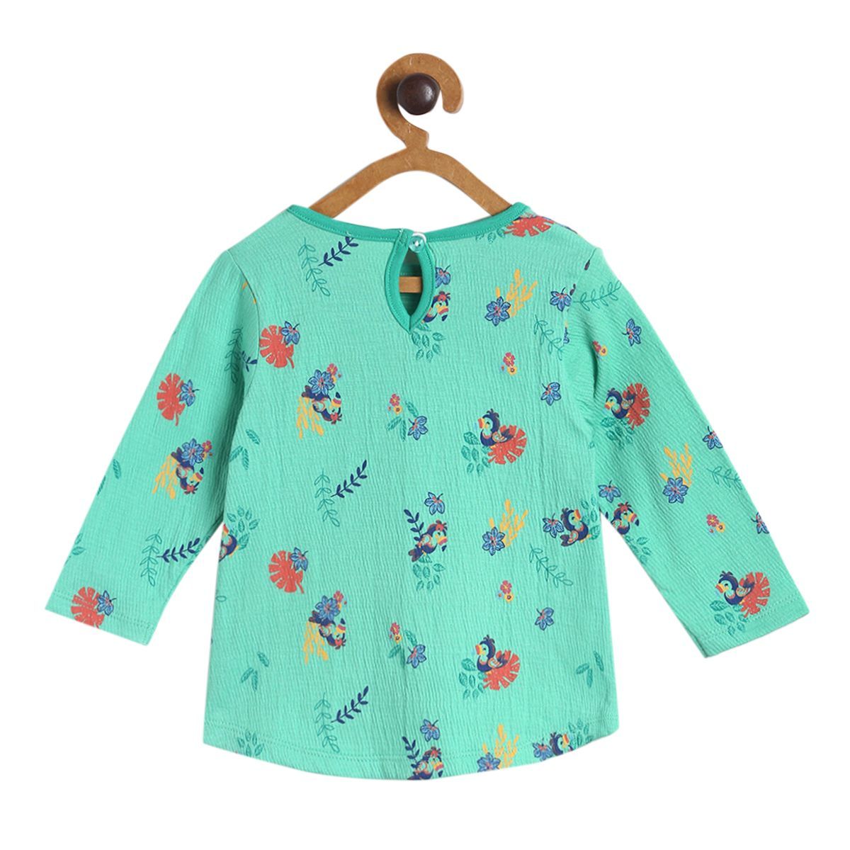 Pack of 2 top and legging set - green for 0-3 Months