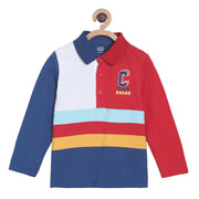 Pack of 1 pack of lo tee - midnightblue & crimson for 3-6 Months