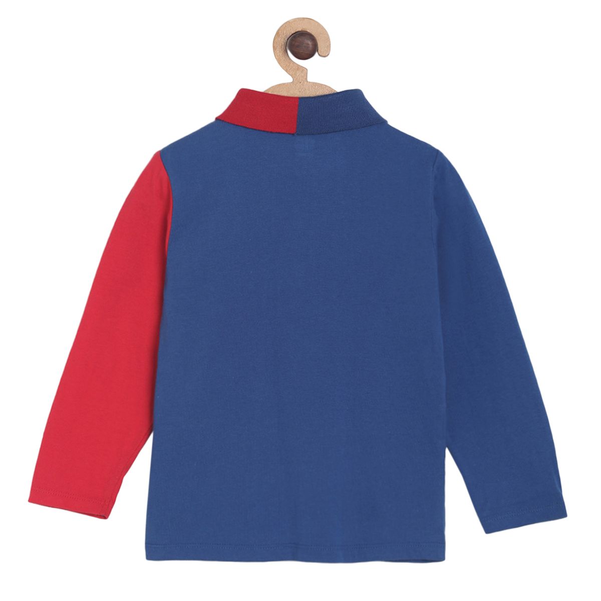 Pack of 1 pack of lo tee - midnightblue & crimson for 3-6 Months