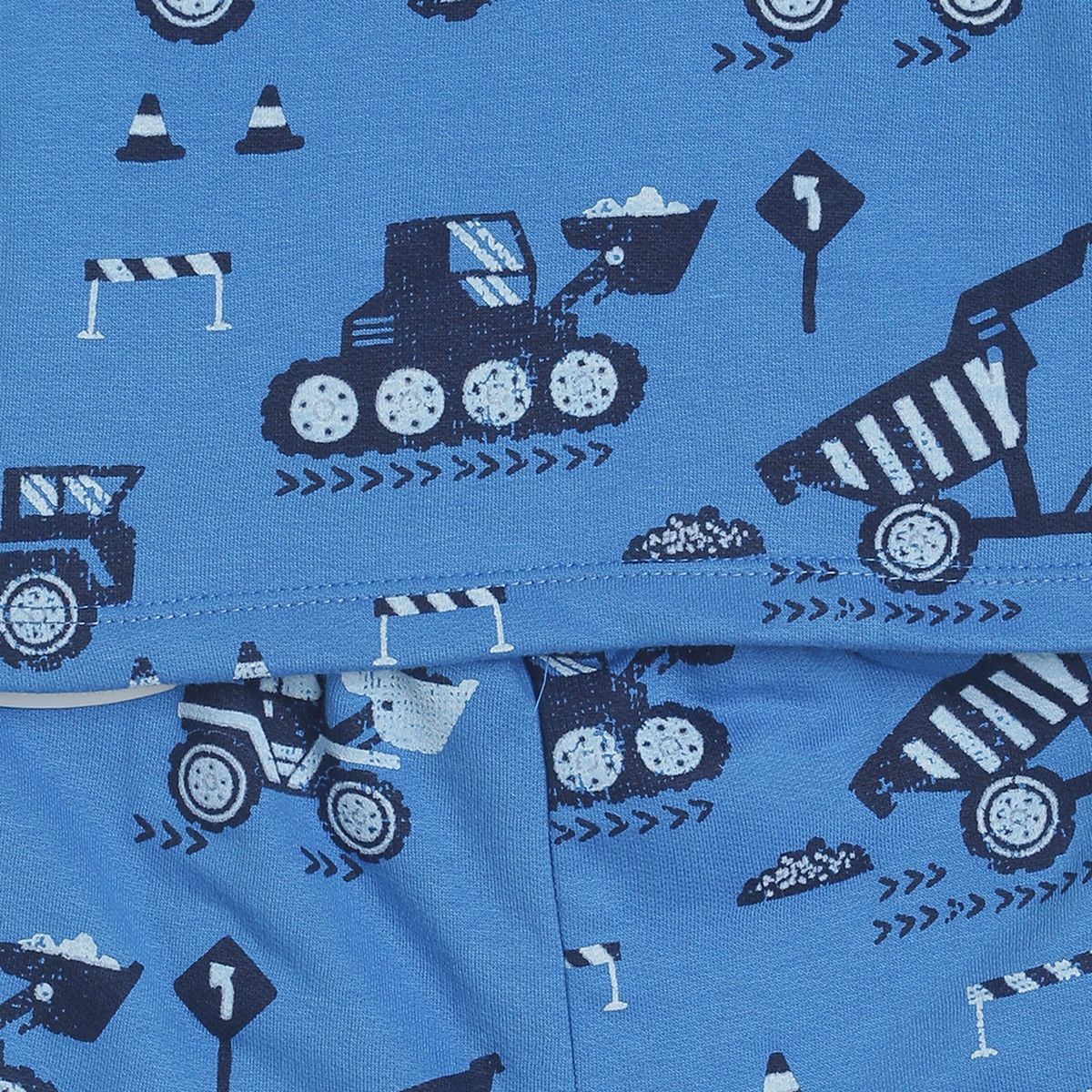 Pack of 2 sweat shirt and bottom set - blue for 3-6 Months