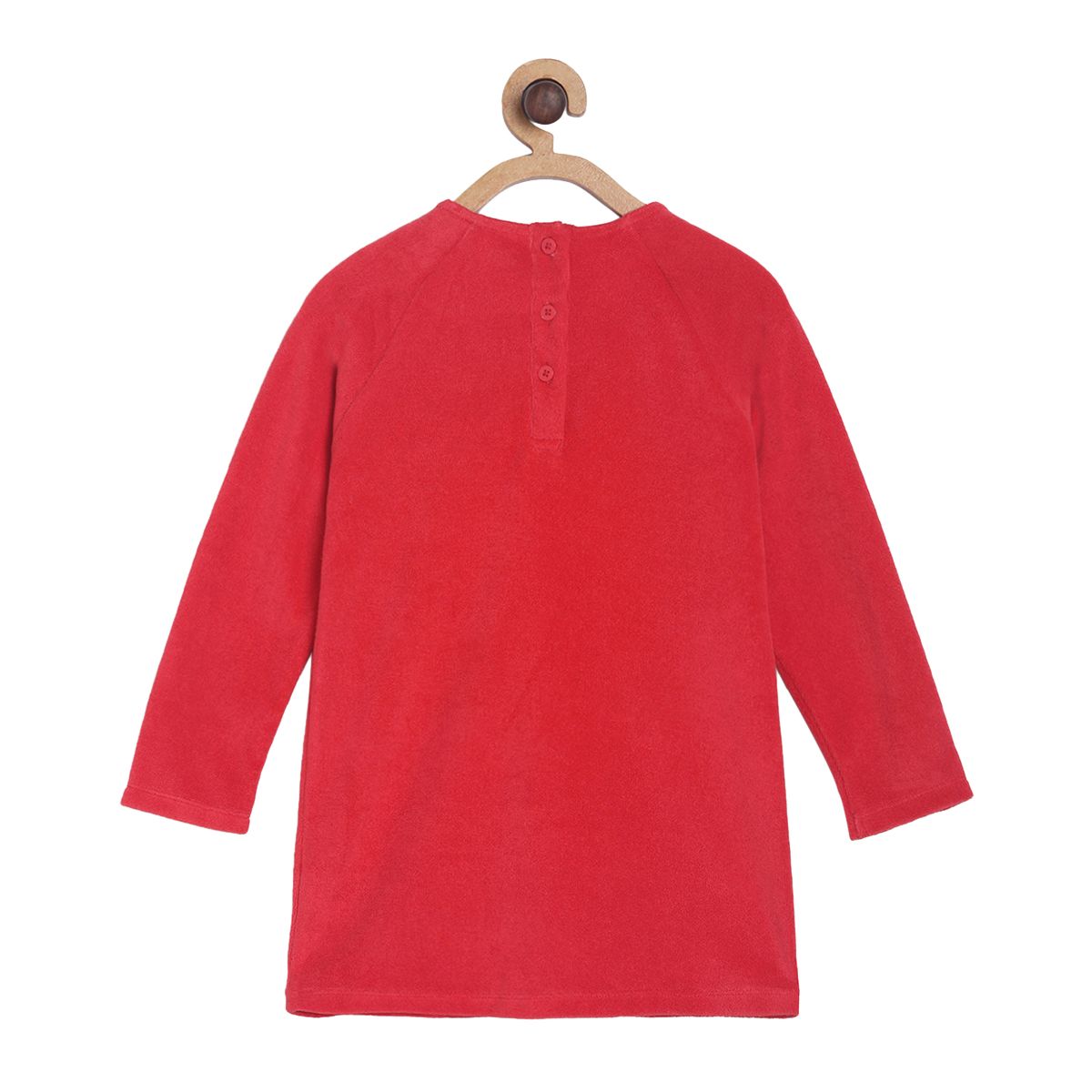 Pack of 1 knit dress - red for 3-6 Months