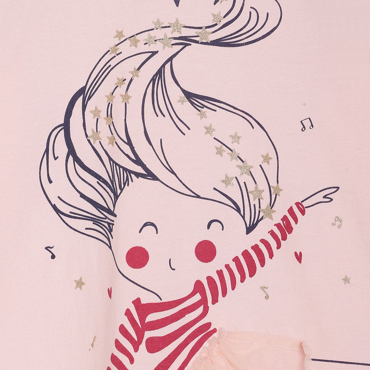 Pack of 1 knit top - pink for 3-6 Months