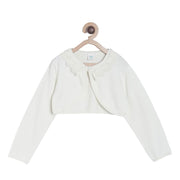 Pack of 1 knit shrug - off white for 3-6 Months