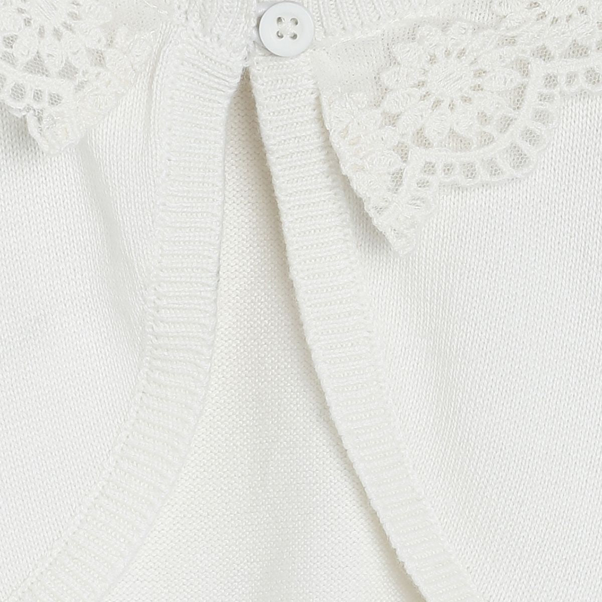 Pack of 1 knit shrug - off white for 3-6 Months