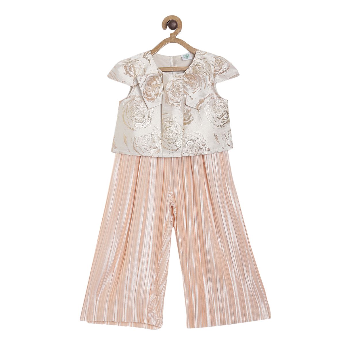 Girls Multi Top & Knit Bottom