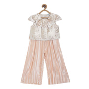 Girls Multi Top & Knit Bottom