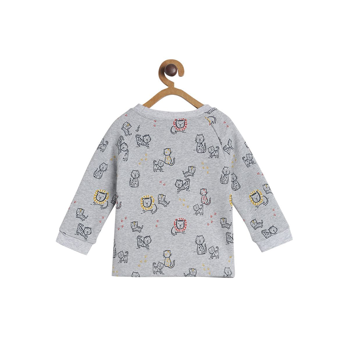 Pack of 2 sweat shirt and bottom set - grey marl for 3-6 Months