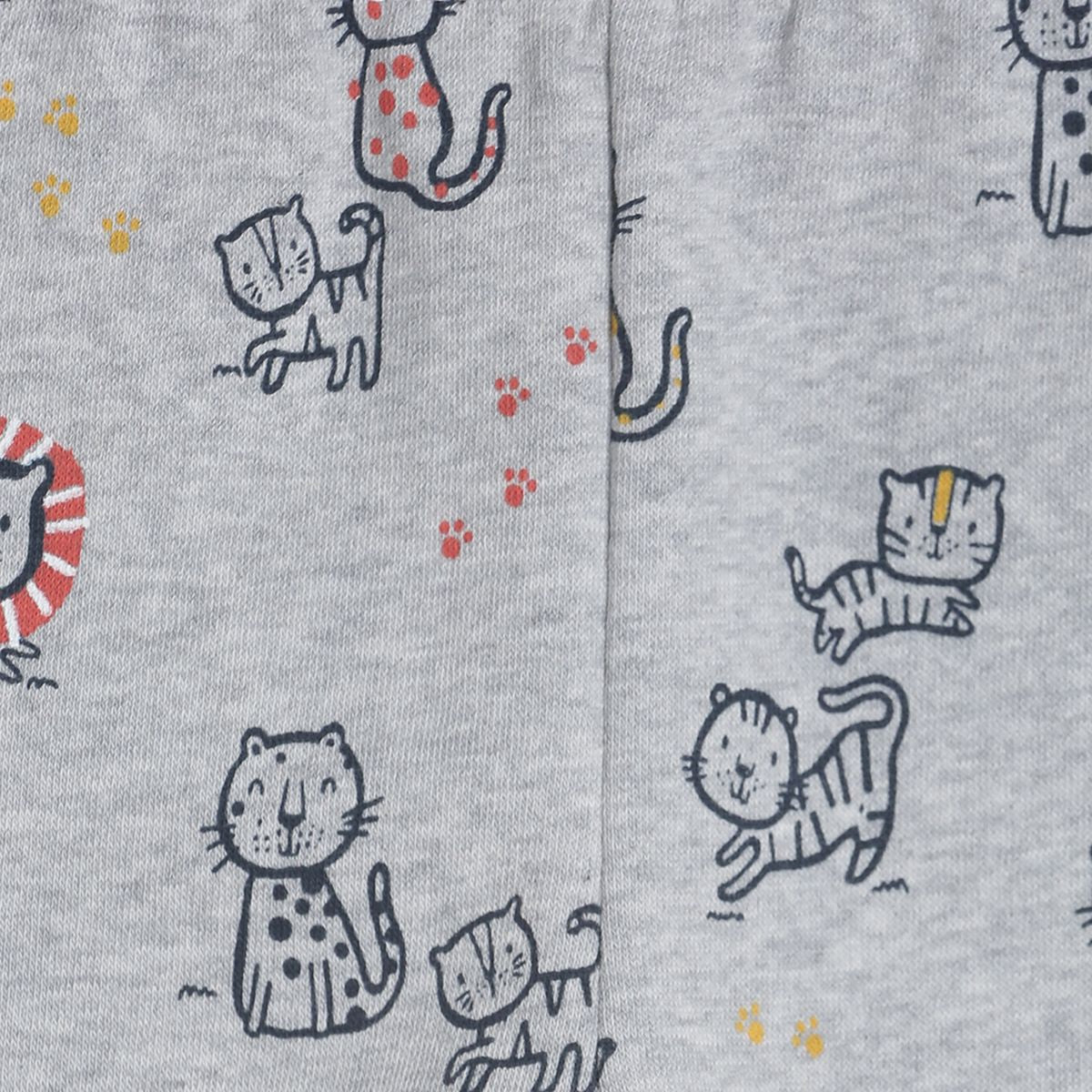 Pack of 2 sweat shirt and bottom set - grey marl for 3-6 Months