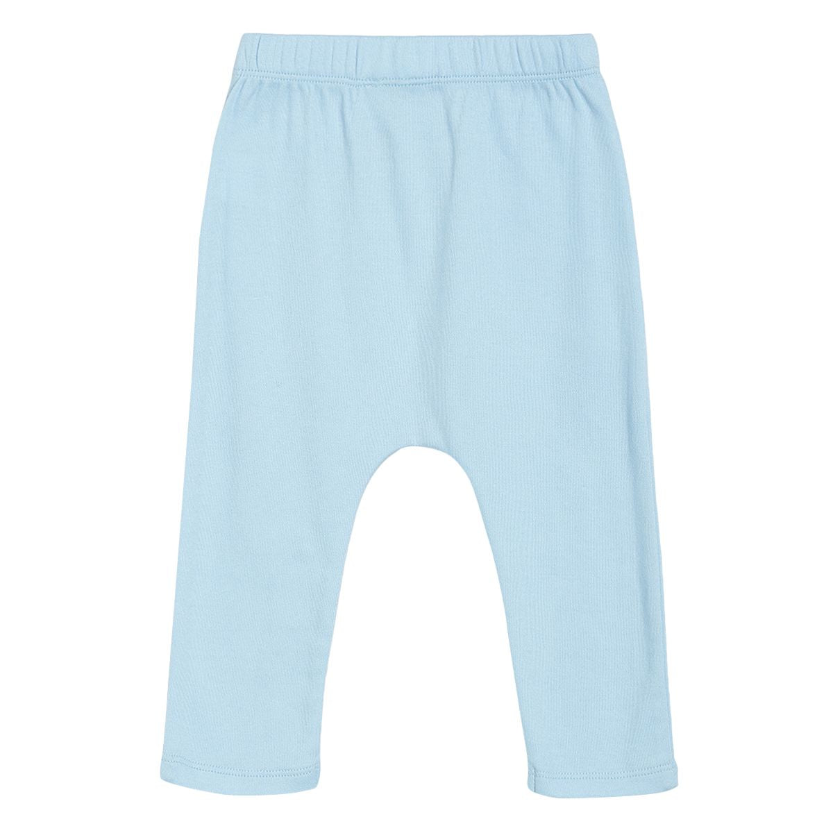 White Graphic Bodysuit With Blue Bottom