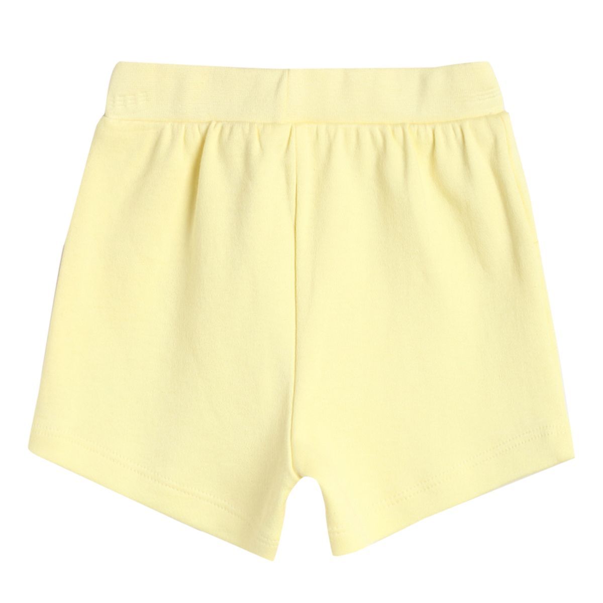 Pack of 2 tee and shorts set - light sky blue & bright yellow for 0-3 Months