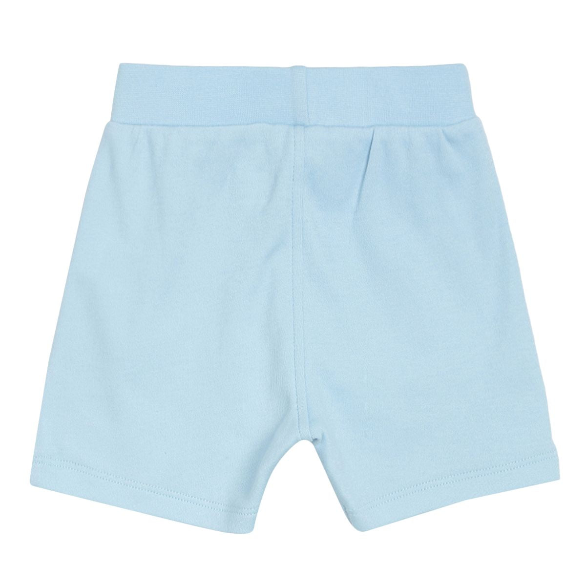 Pack of 2 tee and shorts set - light sky blue & bright yellow for 0-3 Months