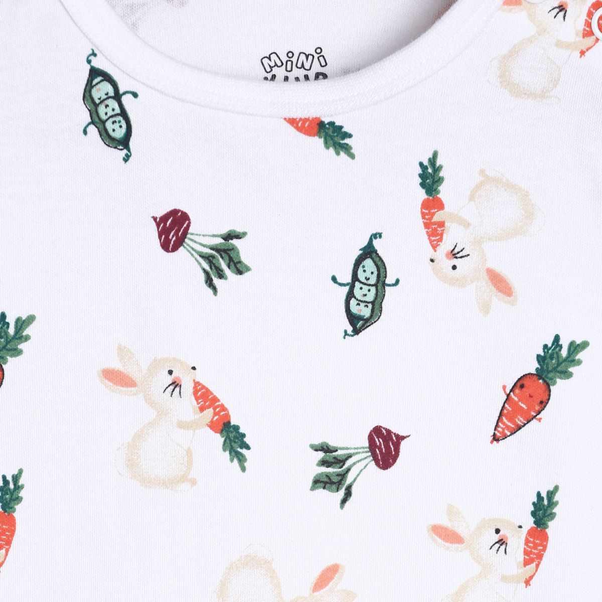 Pack of 2 bodysuit and shorts set - white for New Born