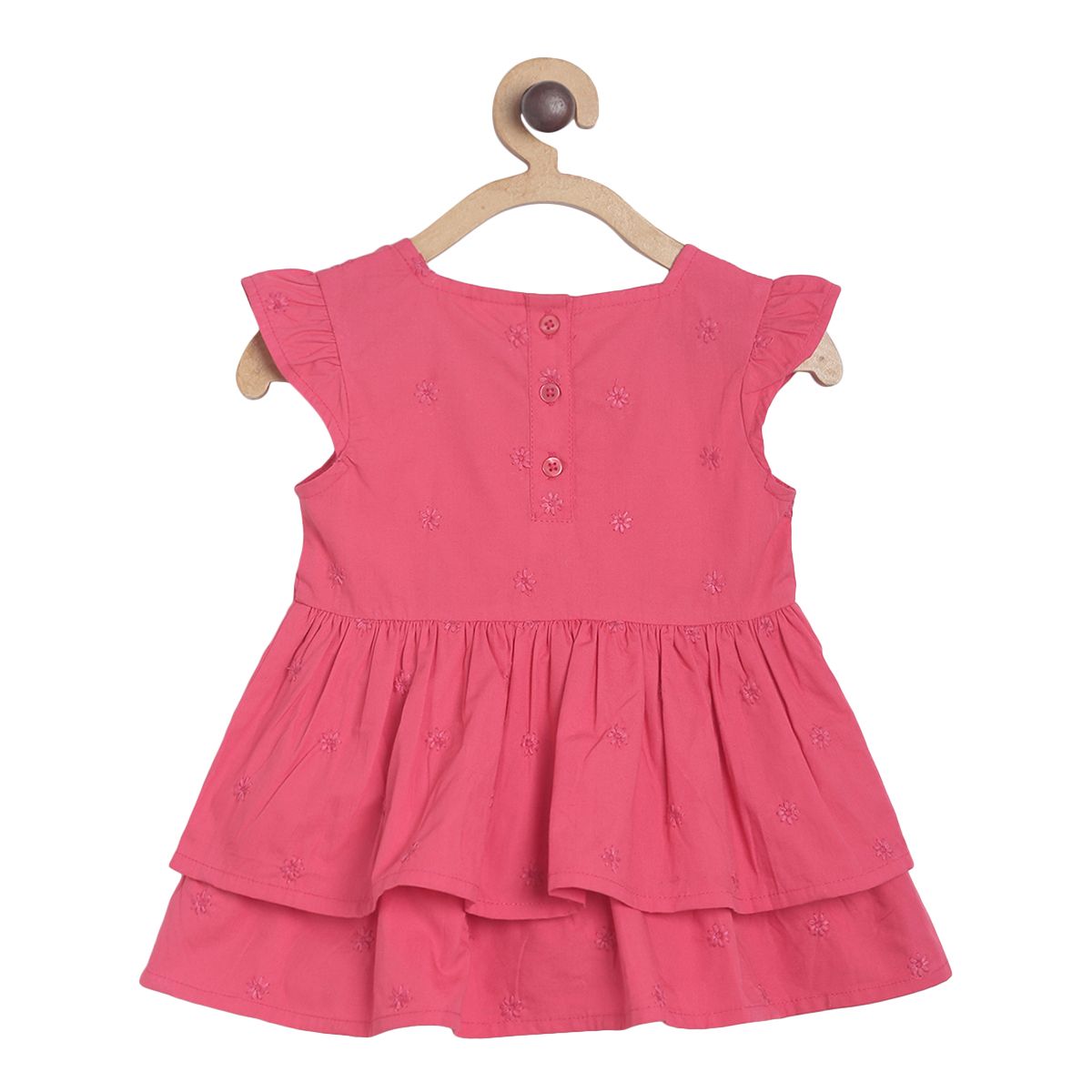Pack of 2 woven dress with bloomer - red for 0-3 Months
