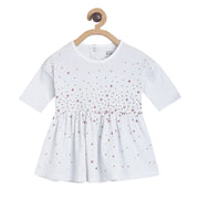 Pack of 1 knit dress - grey for 0-3 Months