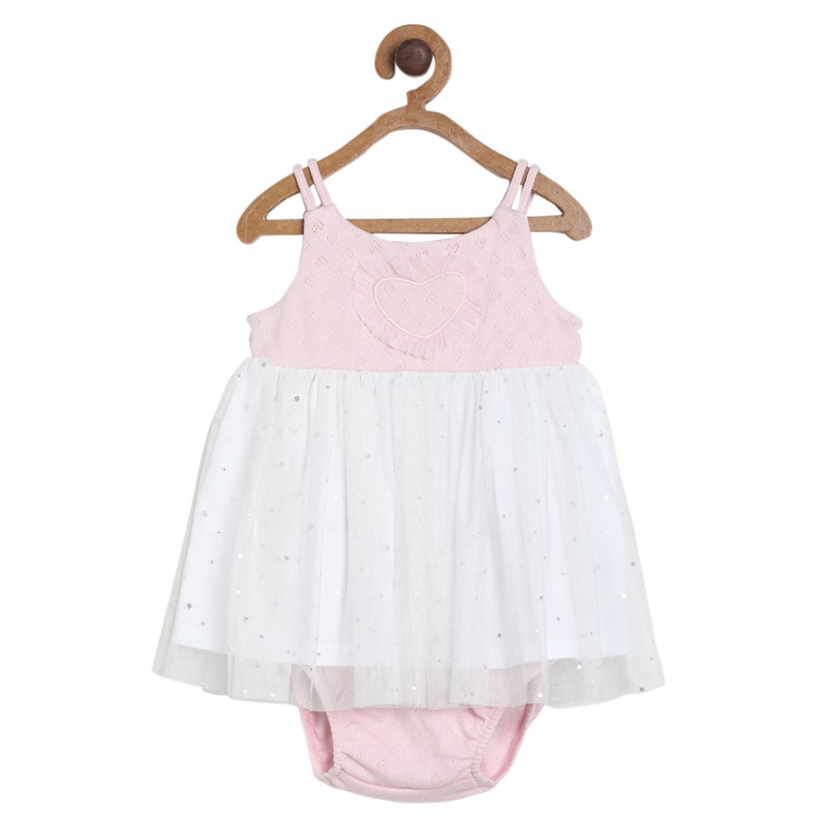 Pack of 2 knit dress with bloomer - pink for 0-3 Months