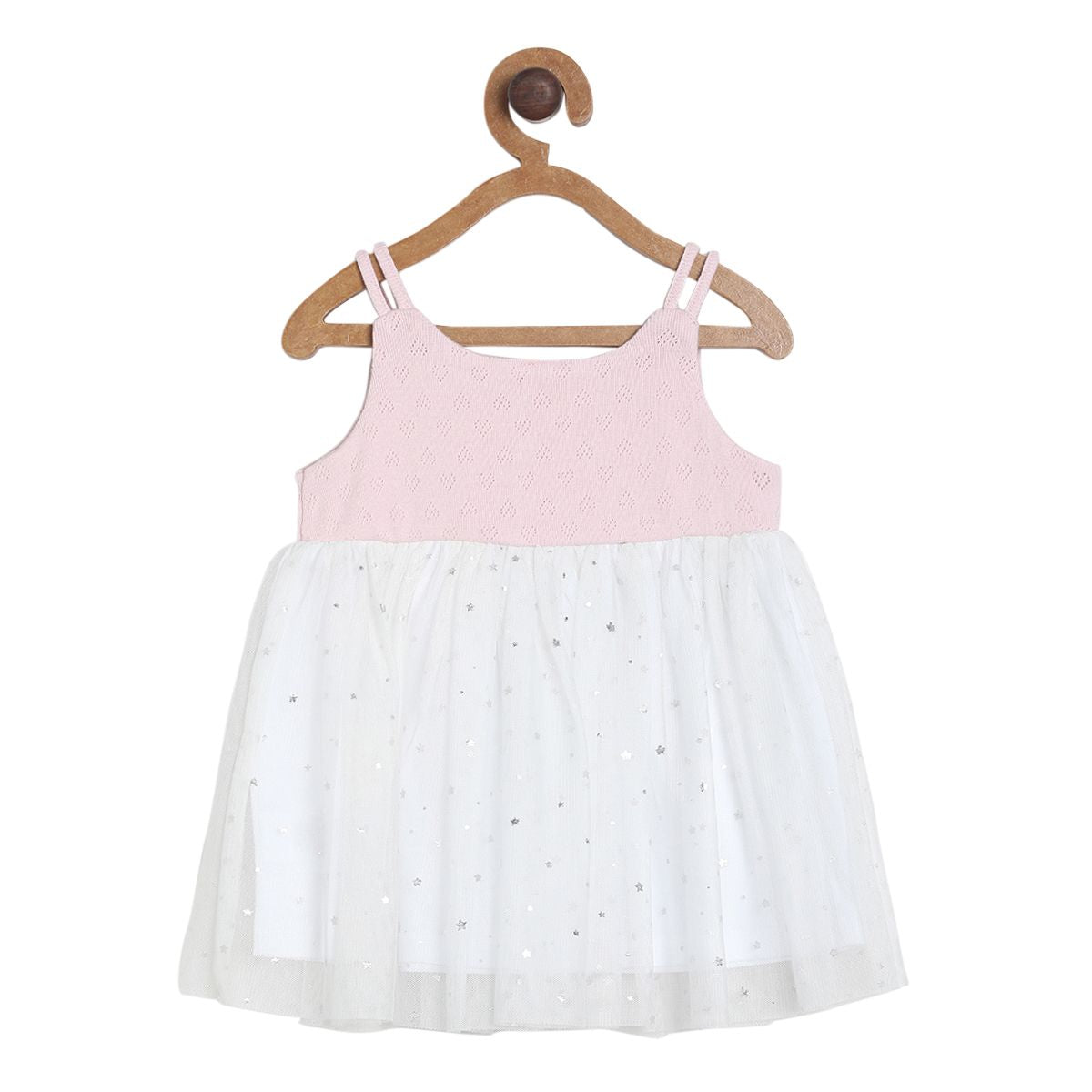 Pack of 2 knit dress with bloomer - pink for 0-3 Months