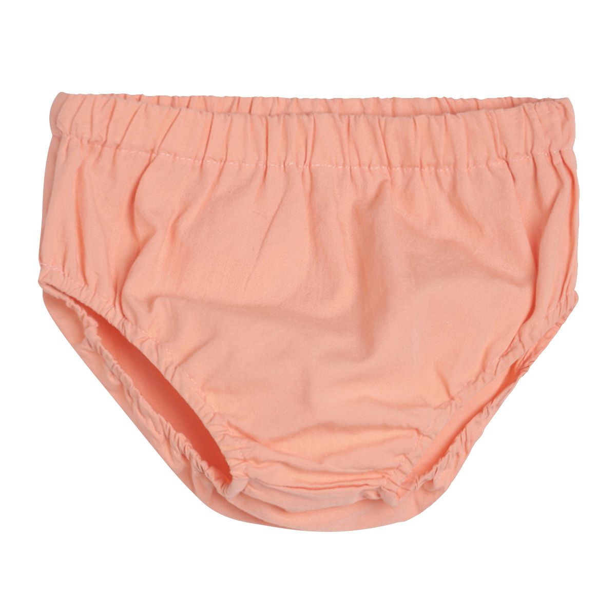 Pack of 2 woven dress with bloomer - peach for 0-3 Months