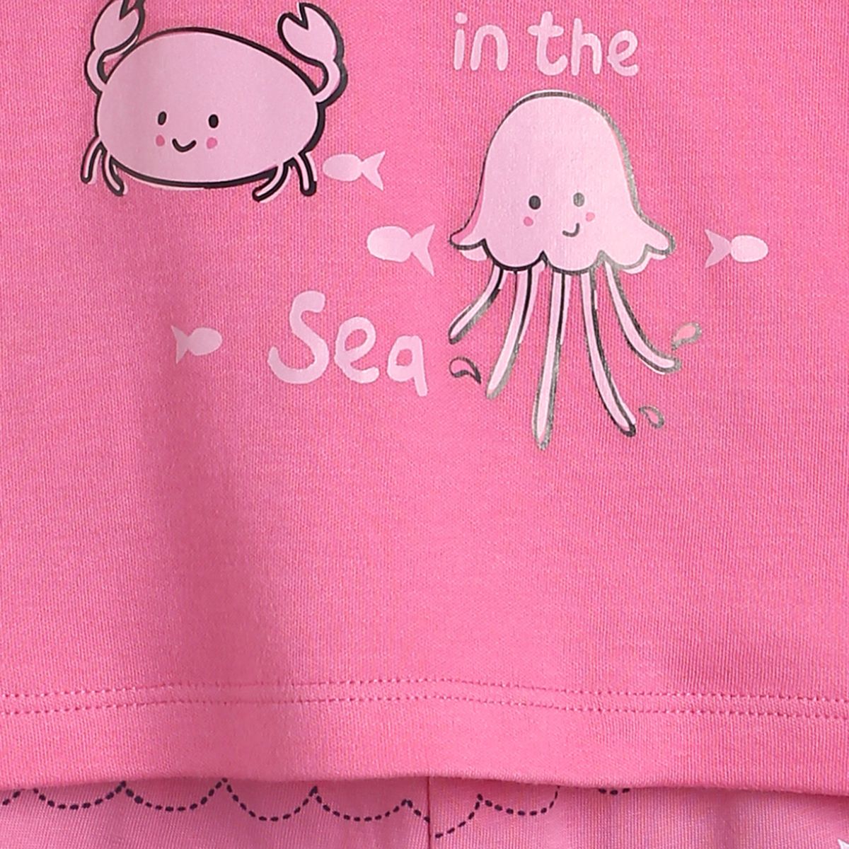 Pack of 2 top and knit bottom set - pink for 0-3 Months