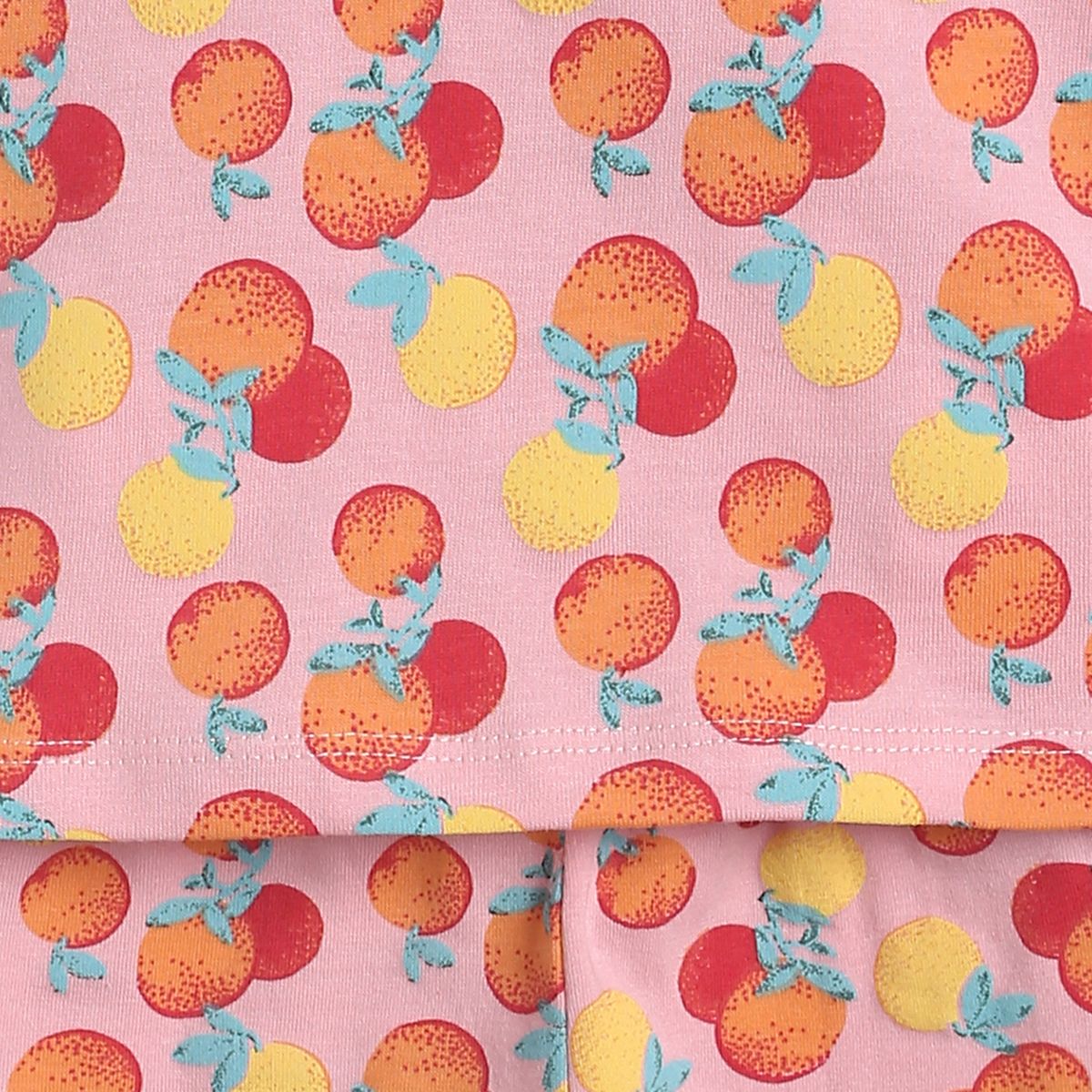 Pack of 2 top and knit bottom set - baby pink & light red for 0-3 Months